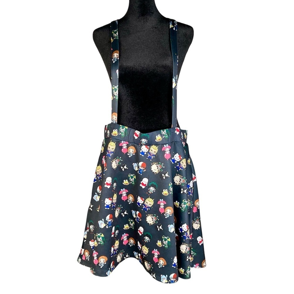 Hot Topic My Hero Academia X Hello Kitty And Friends Suspender Skirt Size 2​​​